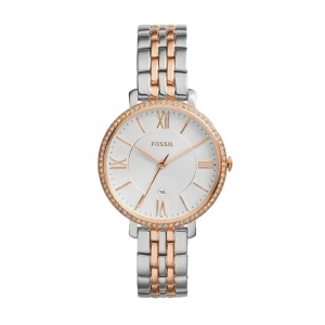 Fossil Jacqueline Two-tone White Dial Ladies Watch